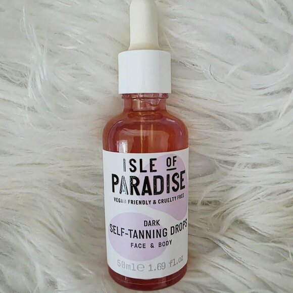 NWT Isle of Paradise Dark Self-Tanning Drops, 50mL - Picture 1 of 6